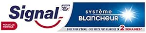 SIGNAL - Dentifrice Système Blancheur 75 Ml - Lot De 4 - livraison offerte