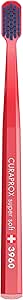 Curaprox brosse à dents CS 3960 Super Soft - Brosse à dents manuelle pour adultes avec 3960 poils Super Soft CUREN - Rouge-Bleu