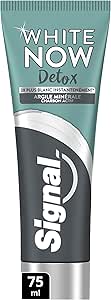 Signal White Now Dentifrice Blancheur Detox Argile & Charbon actif - 75ml